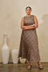 Saisha Midi Dress Plaid Curve
