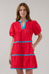 Kourtney Shift Tiered Mini Dress