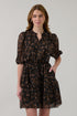 Mare Tiered Mini Dress Celine Floral