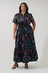 Belraj Poplin Maxi Dress Duna Floral Curve