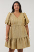 Tamary Tweed May Tiered Mini Dress Curve