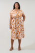 Jana Button Down Midi Dress Wildroot Curve