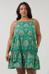 Francia Shift Mini Dress Paisley Curve