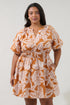 Vivian Puff Sleeve Mini Dress Wildroot Curve