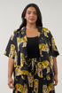 Violda Button Down Top Bengal Curve