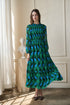 Mona Smocked Maxi Dress Lagoon