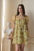 Marean Tiered Organza Mini Dress Ellery Floral