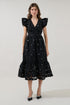 Zayla Midi Dress Jacquard