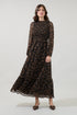 Mona Smocked Maxi Dress Celine Floral