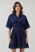 Quinta Pleated Mini Dress