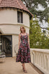 Jazmin Godet Midi Dress Rose