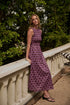 Cecil Smocked Sleeveless Midi Dress Mosaic