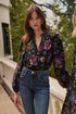 Nellian Ruffle Top Duna Floral