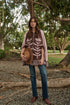 Marila Floral Fringe Poncho
