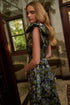 Miley Bow Midi Dress Jacquard