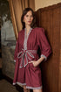 Abilene Embroidered Shift Mini Dress