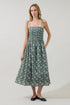 Wendy Smocked Midi Dress