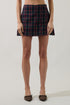 Ciendra High Waist Mini Skort Chapman Plaid