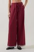 Denver Embroidered Wide Leg Pants