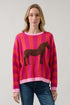 Horse Lover Stripe Sweater