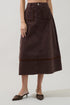 Alexia Corduroy Midi Skirt