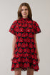 Berny Organza Mini Dress Jacquard