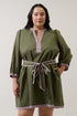 Abilene Embroidered Shift Mini Dress Curve