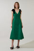 Katrina Shoulder Bow Midi Dress
