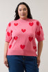 Lovesick Short Sleeve Sweater Curve