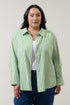 Dalton Boyfriend Button Down Shirt Stripe Curve