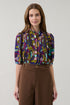 Elysia Pleated Blouse Paisley