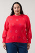 Ornament Lane Mock Neck Sweater Curve