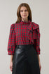 Darcy Long Sleeve Top Arvada Plaid