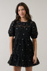 Eleanor Organza Mini Dress Jacquard