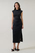 Yahaira Ruched Midi Dress