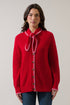 Damina Contrast Stitch Knit Cardigan