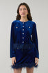 Pamela Velvet Feather Jacket