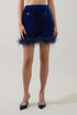 Faith Velvet Feather Skirt
