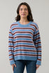 Gianna Fuzzy Stripe Sweater