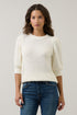 Kennedy Fuzzy Puff Sleeve Sweater