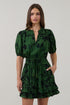 Jurie Smocked Mini Dress Tindrie Floral