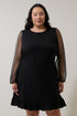 Kendall Ruffle Mini Dress Curve