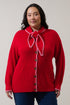 Damina Contrast Stitch Knit Cardigan Curve