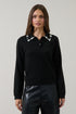Stella Embellished Collar Knit Top