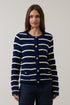 Randie Button Down Cardigan Stripe