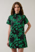 Nova Back Bow Tie Mini Dress Kery Jacquard