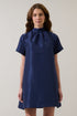 Benicia Mock Neck Shift Mini Dress