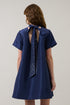 Benicia Mock Neck Shift Mini Dress