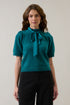 Verona Mock Neck Bow Sweater