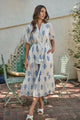Yila Floral Beth Button Down Midi Dress